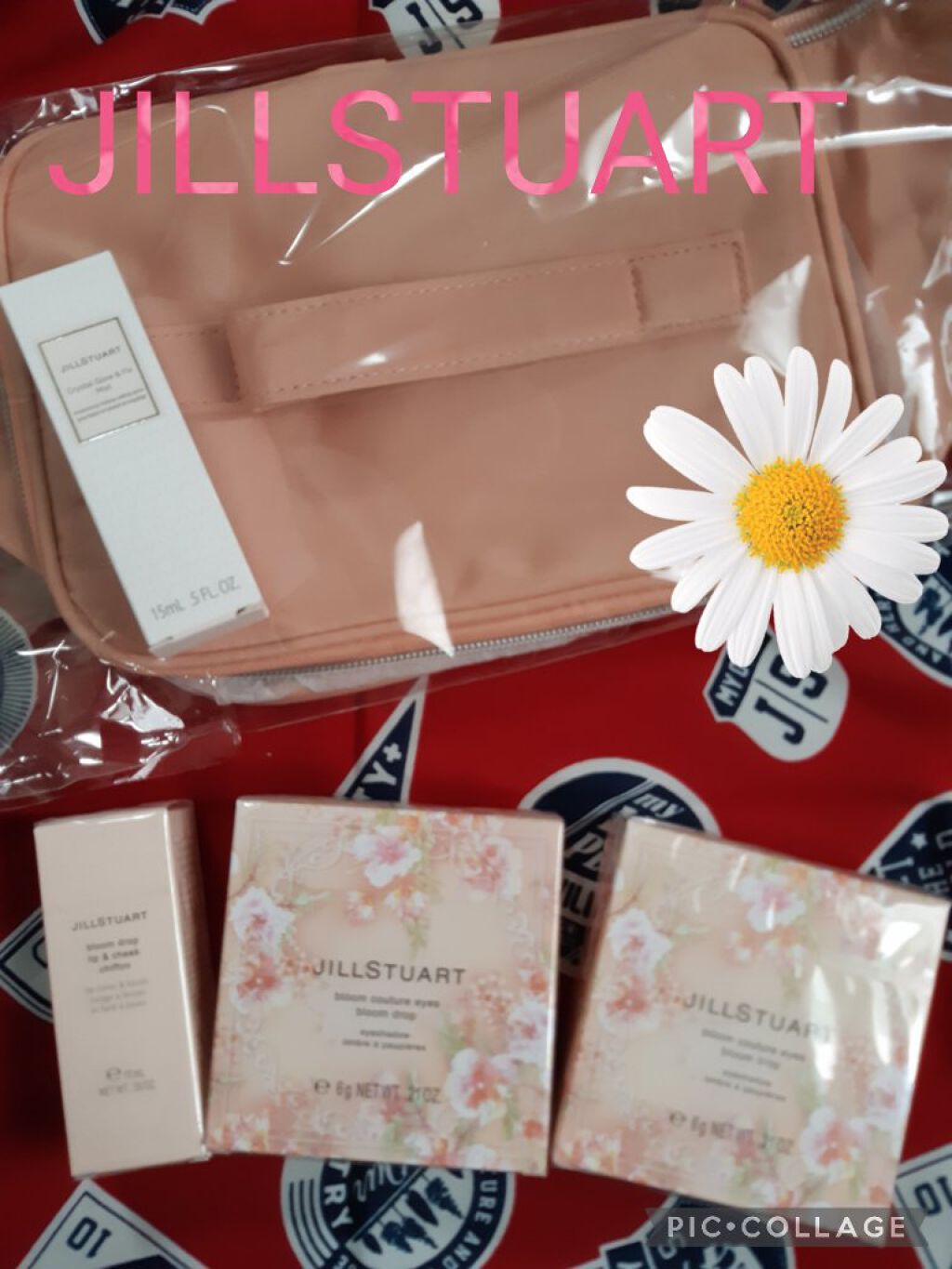 ジルスチュアート ブルームドロップ リップ＆チーク シフォン 101 sweet feathers(限定色)/JILL STUART/リキッドチークを使ったクチコミ（1枚目）