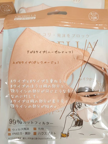 3D立体マスク/CICIBELLA/マスクを使ったクチコミ(3枚目)
