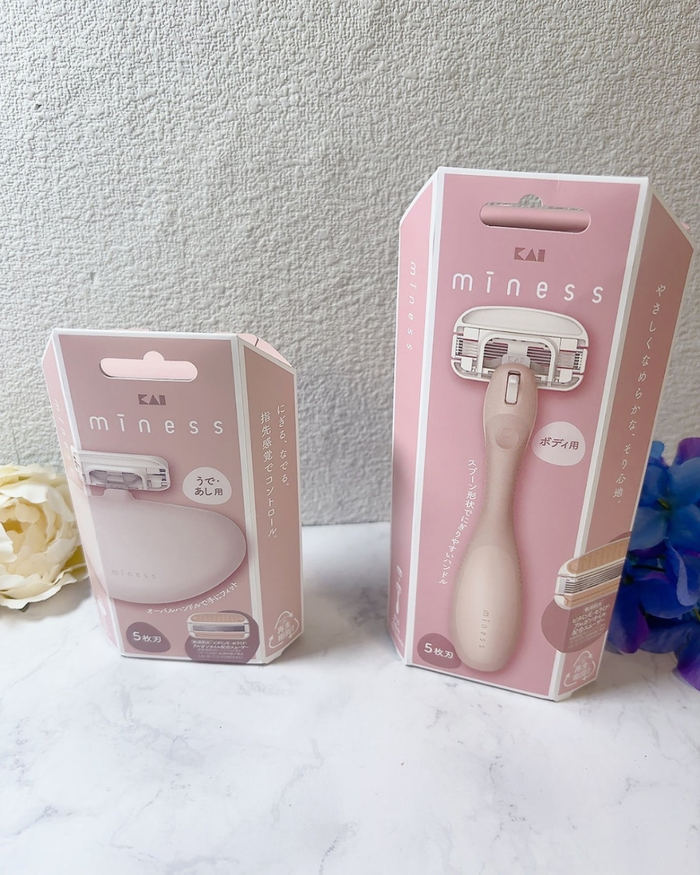 miness ボディ用カミソリ 替刃2個付/貝印/シェーバーを使ったクチコミ(8枚目)