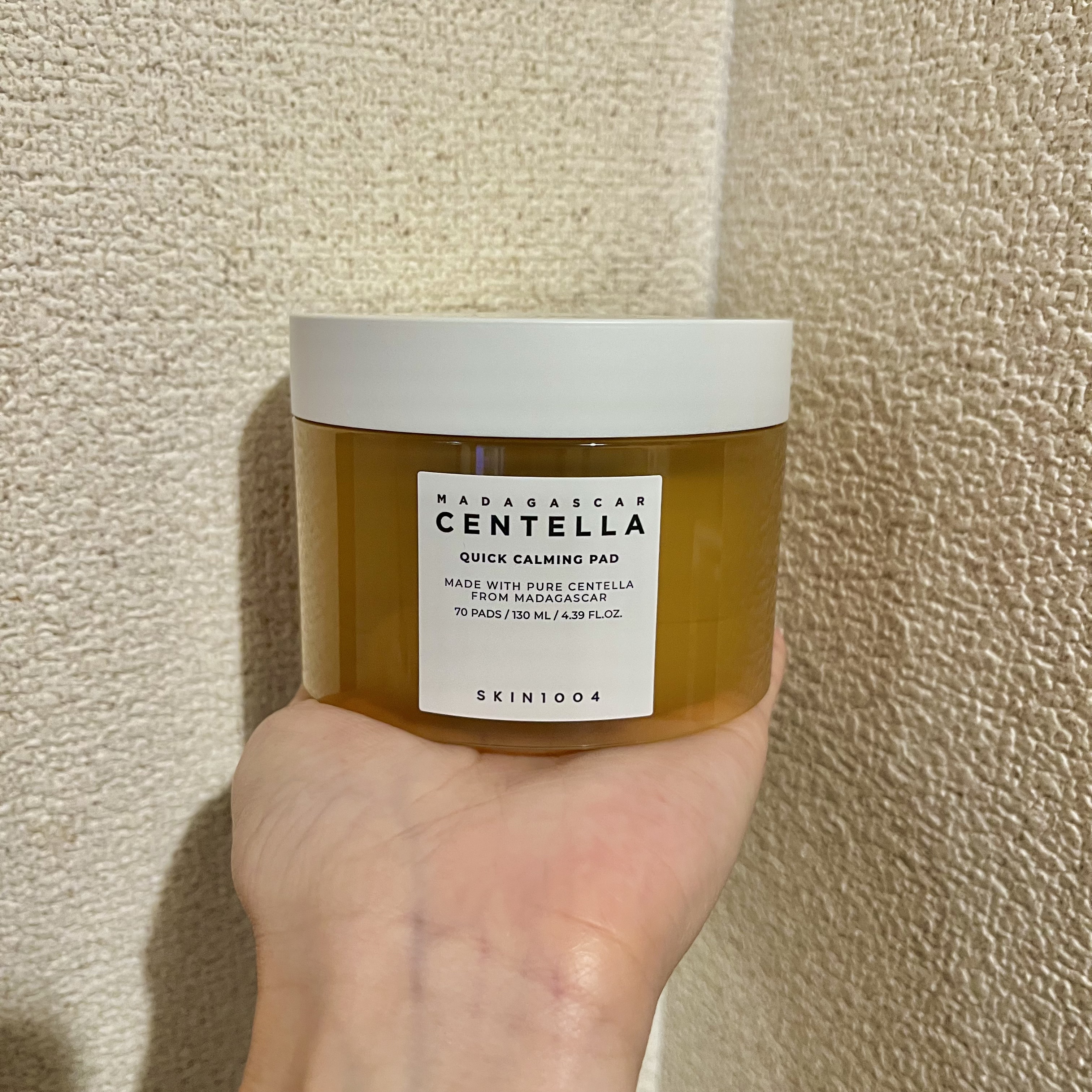 センテラ クイックカーミングパッド/SKIN1004/トナーパッドを使ったクチコミ（1枚目）