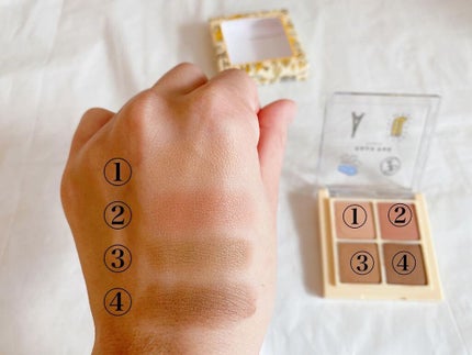 MOTD シャドーパレット/FAUX PAS PARIS/アイシャドウパレットを使ったクチコミ(3枚目)