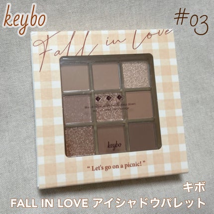KEYBO FALL IN LOVE SHADOW PALETTE/keybo/アイシャドウパレットを使ったクチコミ(1枚目)