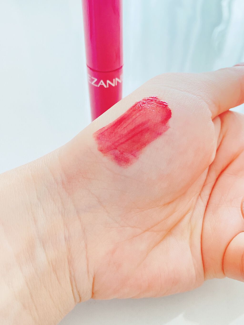 ウォータリーティントリップ/CEZANNE/リップティントを使ったクチコミ（2枚目）