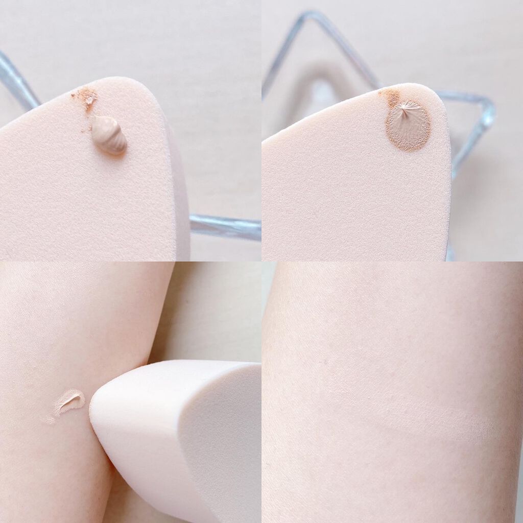 ハイドロ メイクアップスポンジ ウォータードロップ/THE TOOL LAB/パフ・スポンジを使ったクチコミ(4枚目)