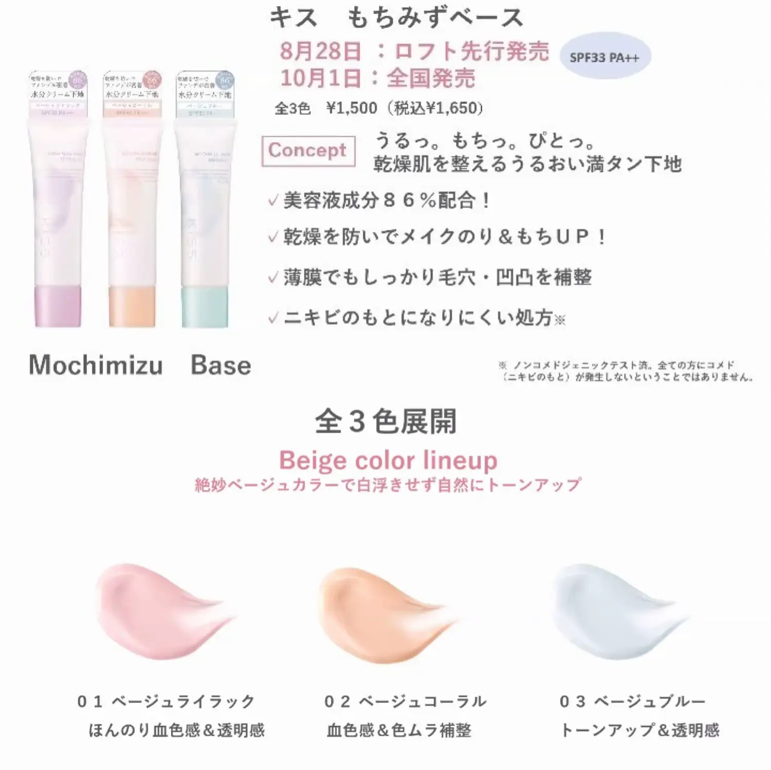 もちみずベース/KiSS/化粧下地を使ったクチコミ（3枚目）