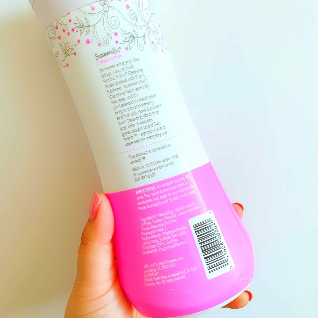 Summer’s Eve Island Splash Cleansing Wash/Summer's Eve(サマーズイブ)/デリケートゾーンケアを使ったクチコミ（2枚目）