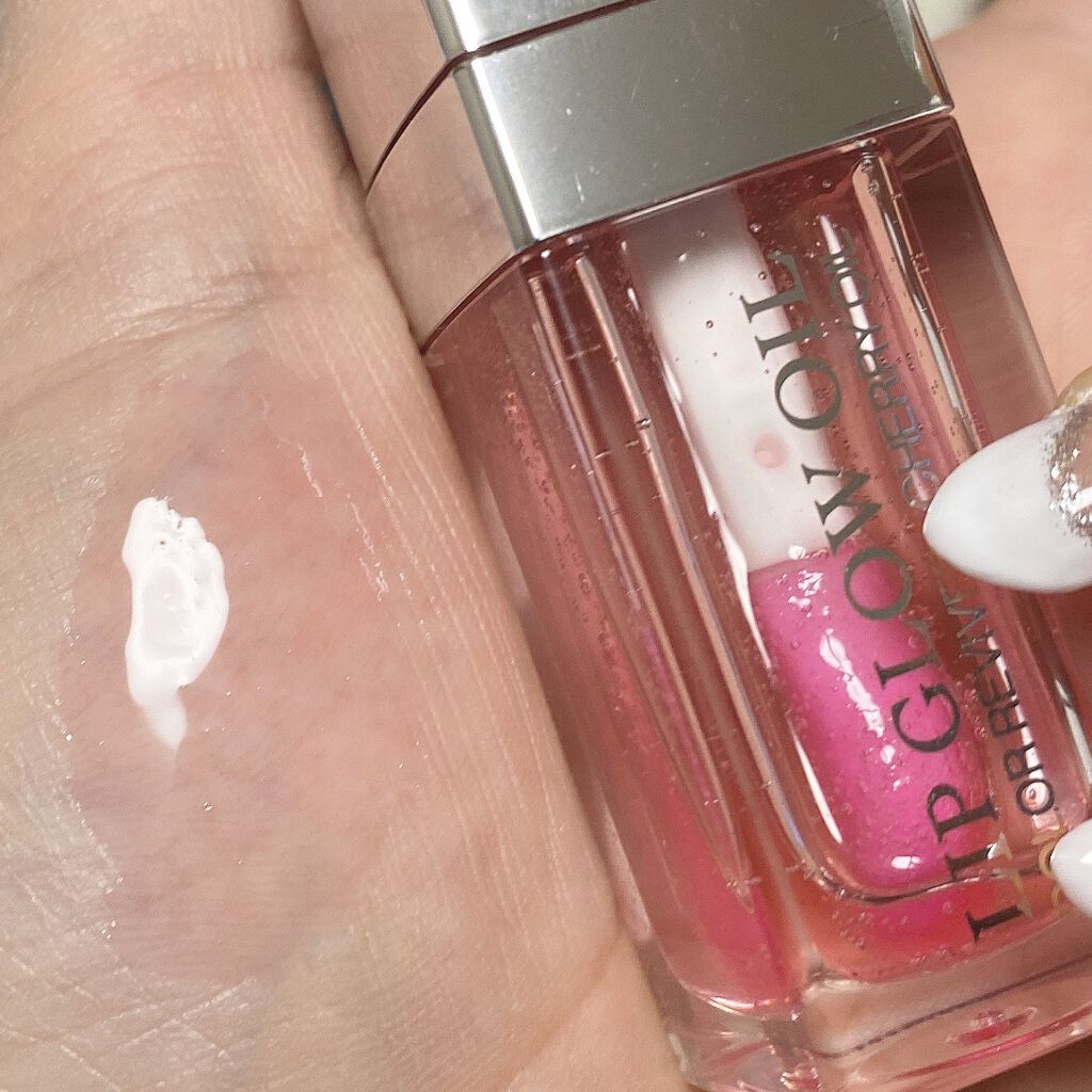 ディオール アディクト リップ グロウ オイル 001 ピンク/Dior/リップグロスを使ったクチコミ（2枚目）