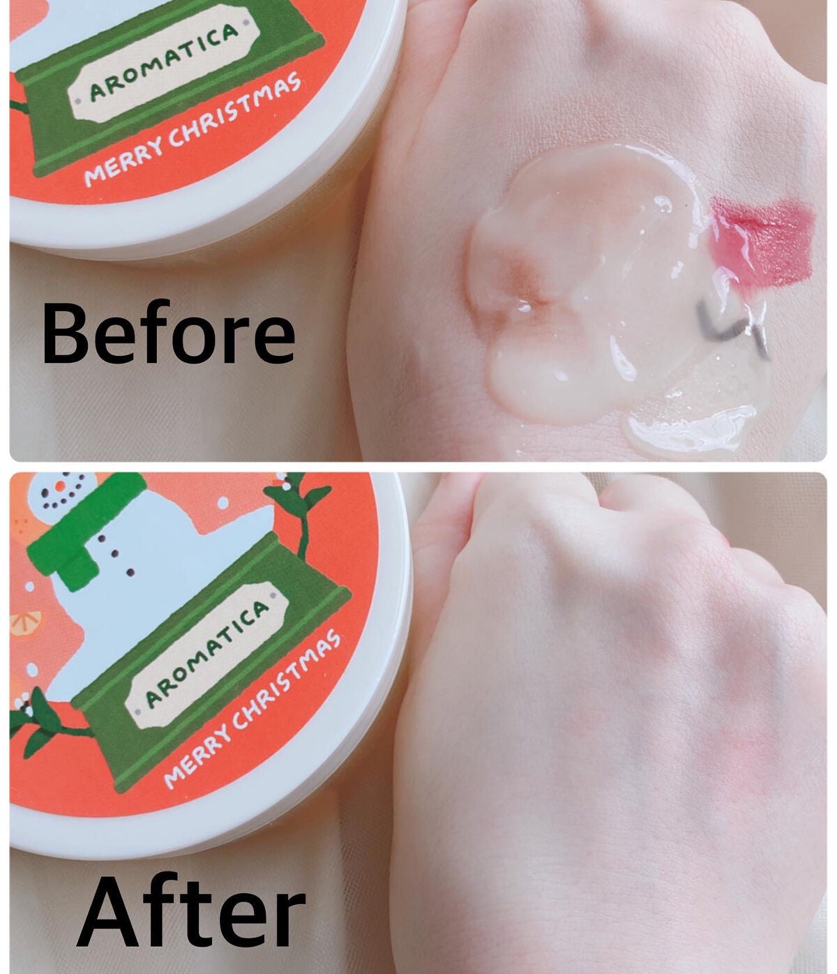 オレンジクレンジングシャーベット/AROMATICA/クレンジングバームを使ったクチコミ(4枚目)