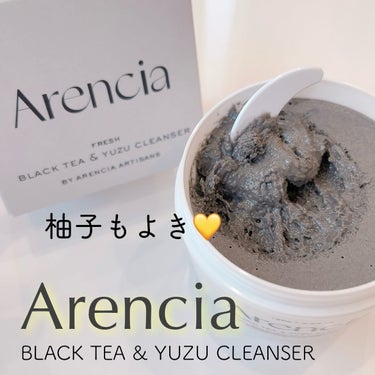 アレンシア フレッシュクラウドスクラブ「ブラックティー&ユズ」のクチコミ「💜 Arencia 💜〈アレンシア〉
〜BLACK TEA & YUZU CLEANSER〜
.....」（1枚目）