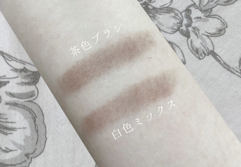 ダブルエンドアイブロウブラシ熊野筆/＆be/メイクブラシを使ったクチコミ（3枚目）