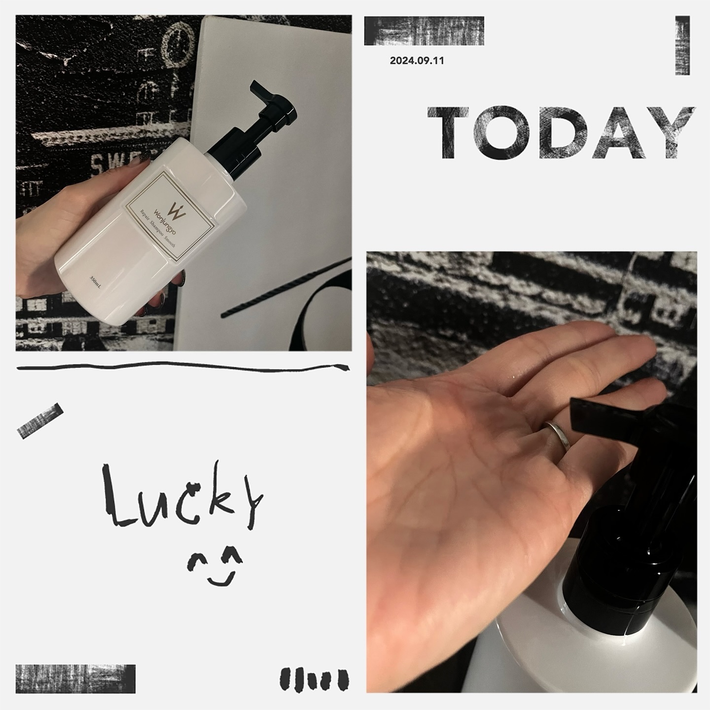 ウォンジョンヨ リペアシャンプー スムース／リペアトリートメント スムース/Wonjungyo/市販シャンプーを使ったクチコミ（2枚目）