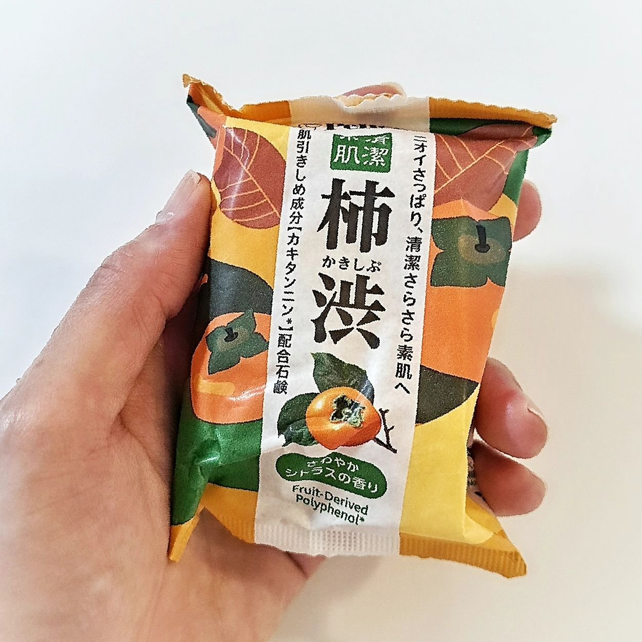 柿渋ファミリー石鹸/ペリカン石鹸/ボディ石鹸を使ったクチコミ（2枚目）