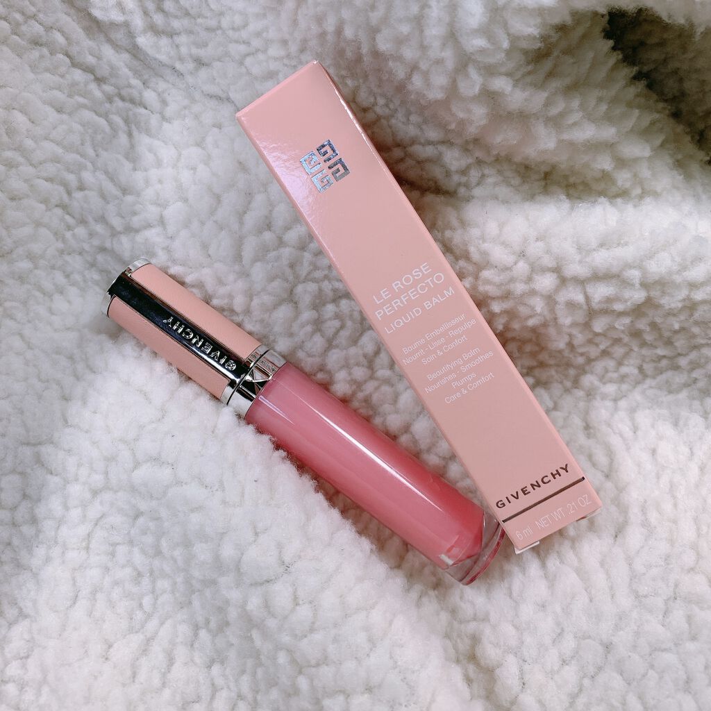 ローズ・パーフェクト・リキッド No.001 パーフェクト・ピンク/GIVENCHY/口紅を使ったクチコミ（1枚目）
