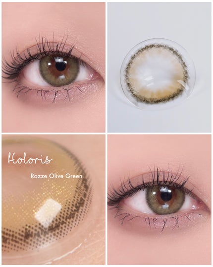 ロゼオリーブグリーン/LENSME/カラーコンタクトレンズを使ったクチコミ(1枚目)