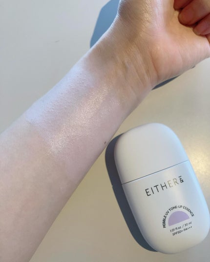 Pebble UV Tone-up Essence/EITHER&/化粧下地を使ったクチコミ(4枚目)
