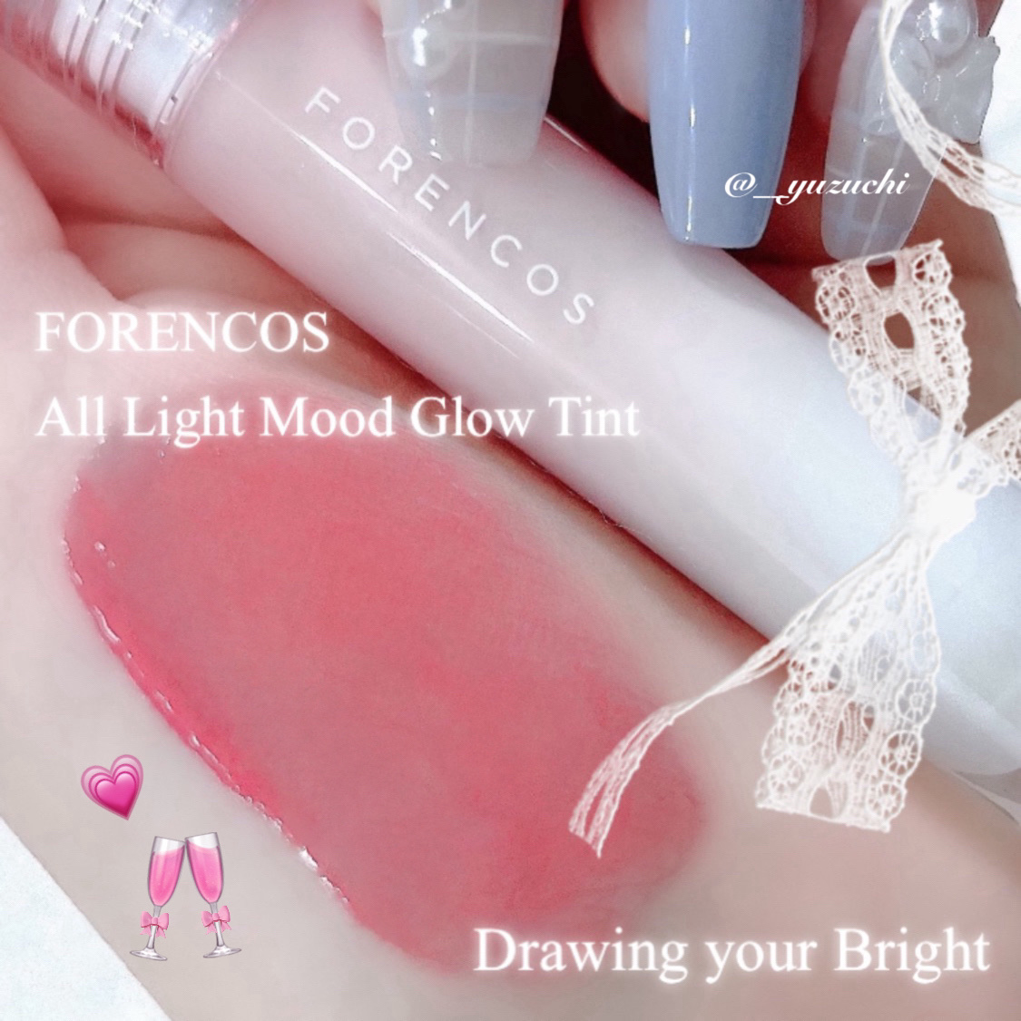 オールライトムードグローティント G03 Hearty/フォレンコス/リップティントを使ったクチコミ（1枚目）