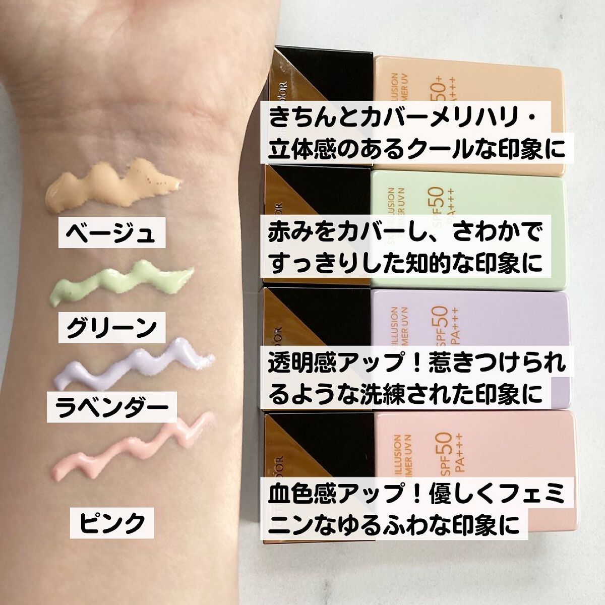 スキンイリュージョンプライマーＵＶｎ/コフレドール/化粧下地を使ったクチコミ（2枚目）