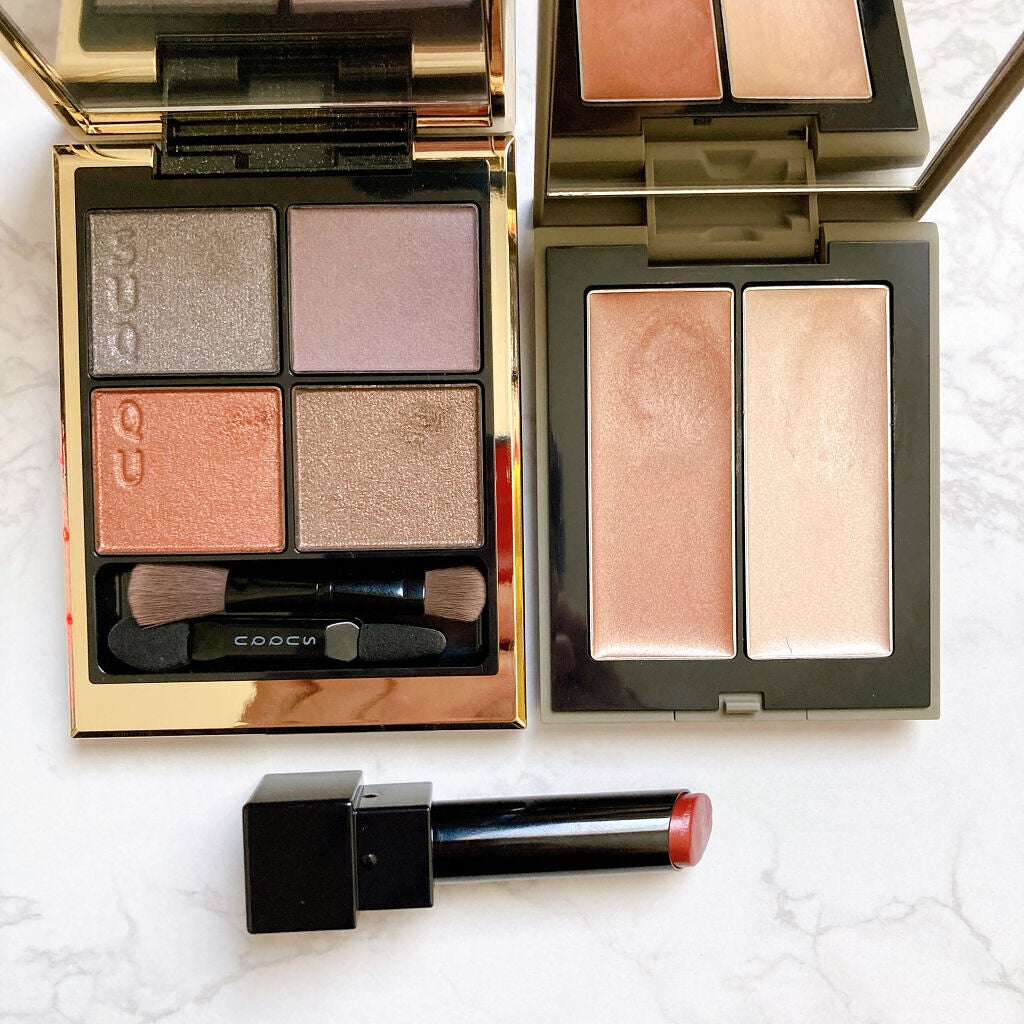 THREE シマリング グロー デュオ/THREE/クリームハイライトを使ったクチコミ(1枚目)