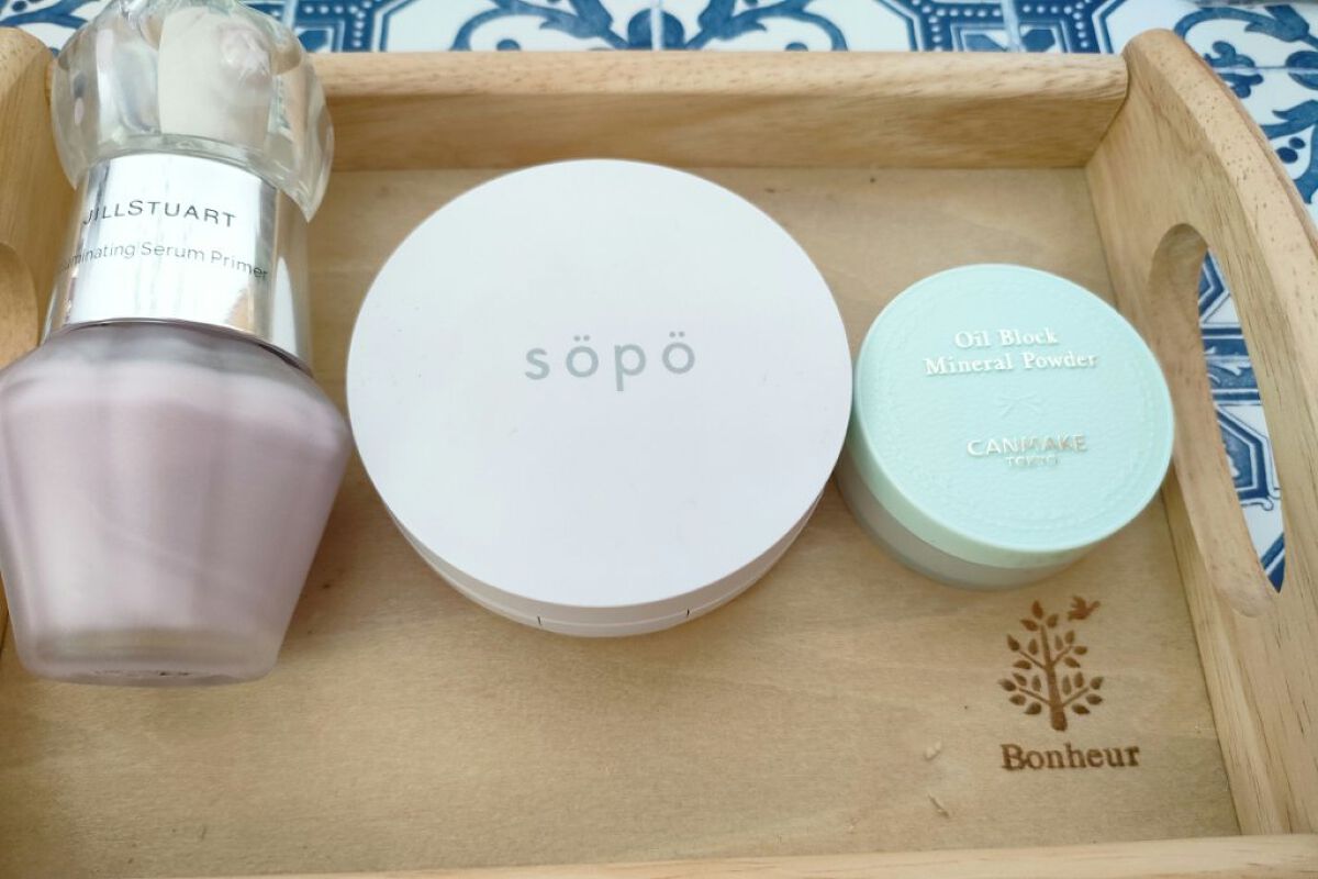 オイルブロックミネラルパウダー/キャンメイク/ルースパウダーを使ったクチコミ（2枚目）