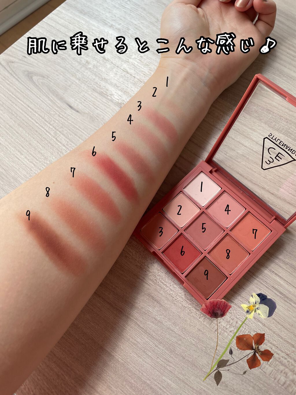 3CE マルチアイカラーパレット/3CE/アイシャドウパレットを使ったクチコミ（3枚目）