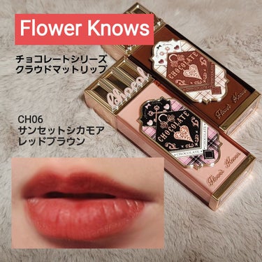 チョコレートシリーズ クラウドマットリップ/FlowerKnows/口紅を使ったクチコミ（1枚目）
