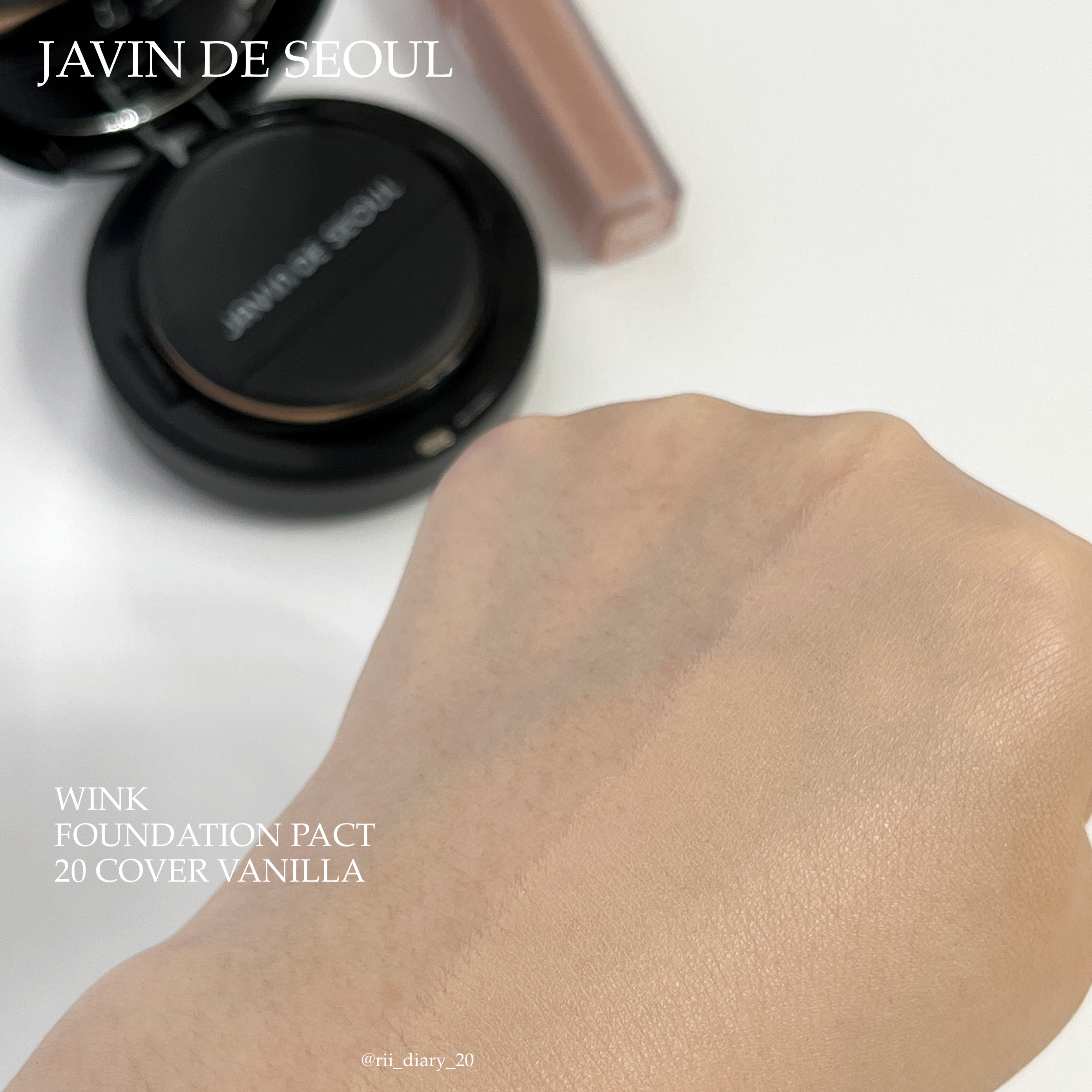 ジャビンドゥソウル ウインクファンデーションパクト/Javin De Seoul/クッションファンデーションを使ったクチコミ（3枚目）