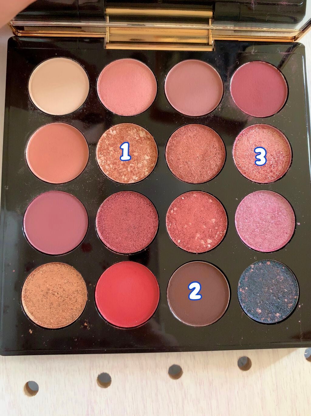 大英博物館 エジプトシリーズ アイシャドウパレット/ZEESEA/アイシャドウパレットを使ったクチコミ(2枚目)