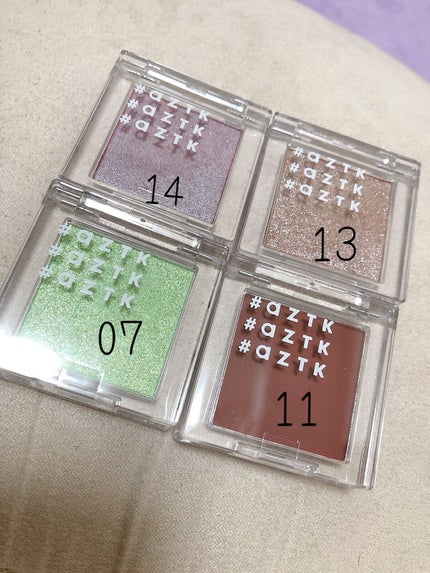 シングルアイシャドウ/aZTK/単色アイシャドウを使ったクチコミ(2枚目)