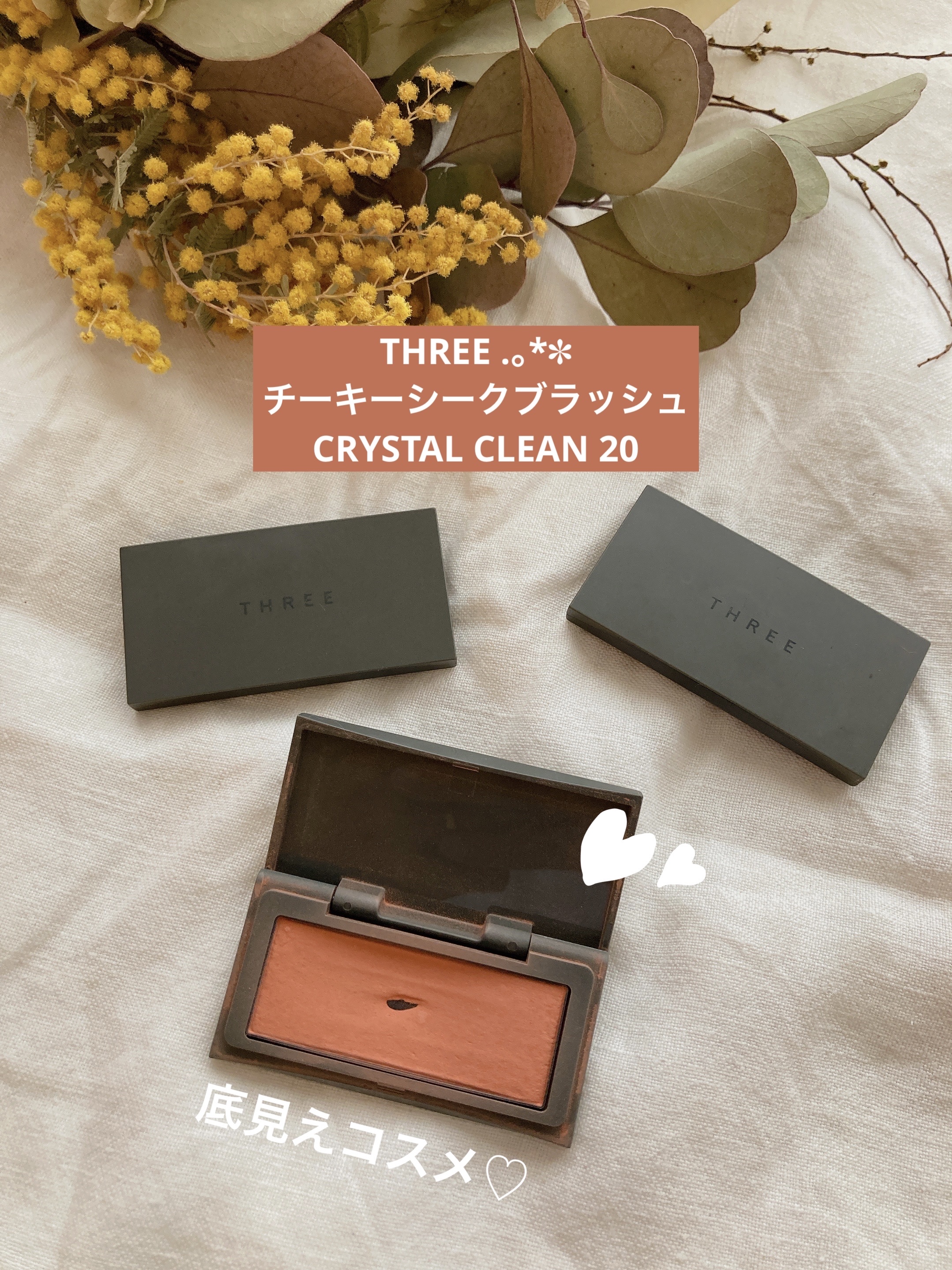 チーキーシークブラッシュ 13 SHE COMES IN COLORS/THREE/パウダーチークを使ったクチコミ（1枚目）