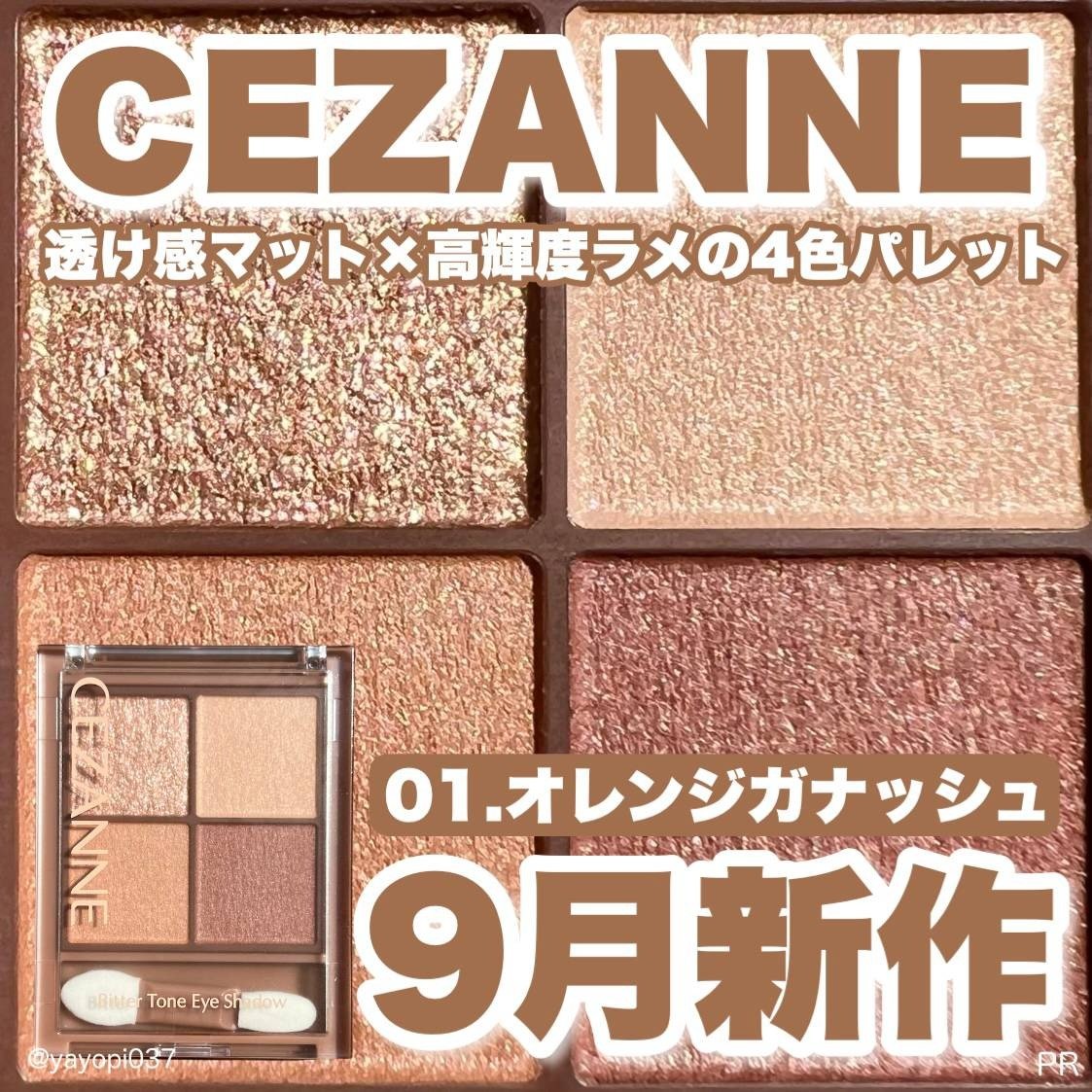 ビタートーンアイシャドウ/CEZANNE/パウダーアイシャドウを使ったクチコミ（1枚目）