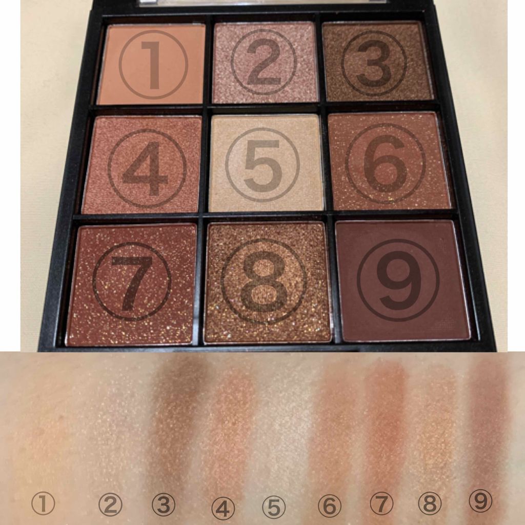 UR GLAM　BLOOMING EYE COLOR PALETTE/U R GLAM/アイシャドウパレットを使ったクチコミ（2枚目）