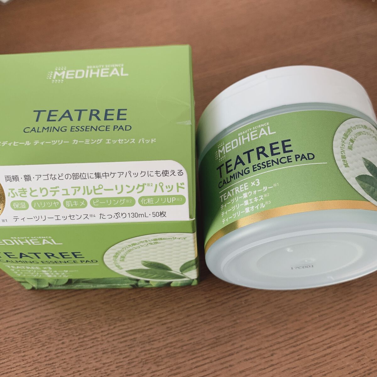 ティーツリーカーミングエッセンスパッド/MEDIHEAL/トナーパッドを使ったクチコミ(1枚目)