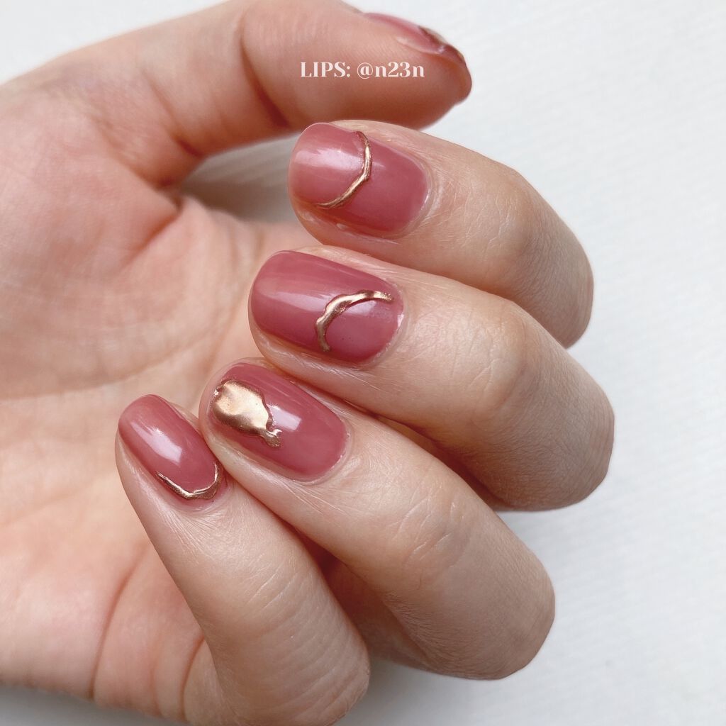 ミルキーカラー カラージェル L-7 ルビーカシス/irogel(イロジェル)/ジェルネイルを使ったクチコミ（2枚目）