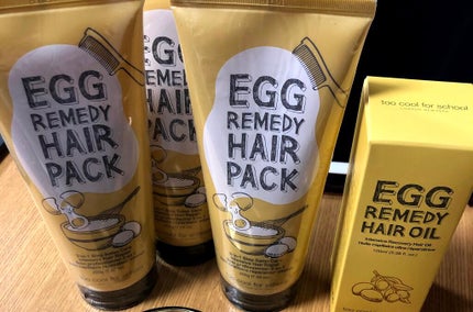 エッグレミディヘアパック/too cool for school/ヘアマスク・ヘアパックを使ったクチコミ(1枚目)