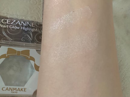 パールグロウハイライト/CEZANNE/パウダーハイライトを使ったクチコミ(4枚目)