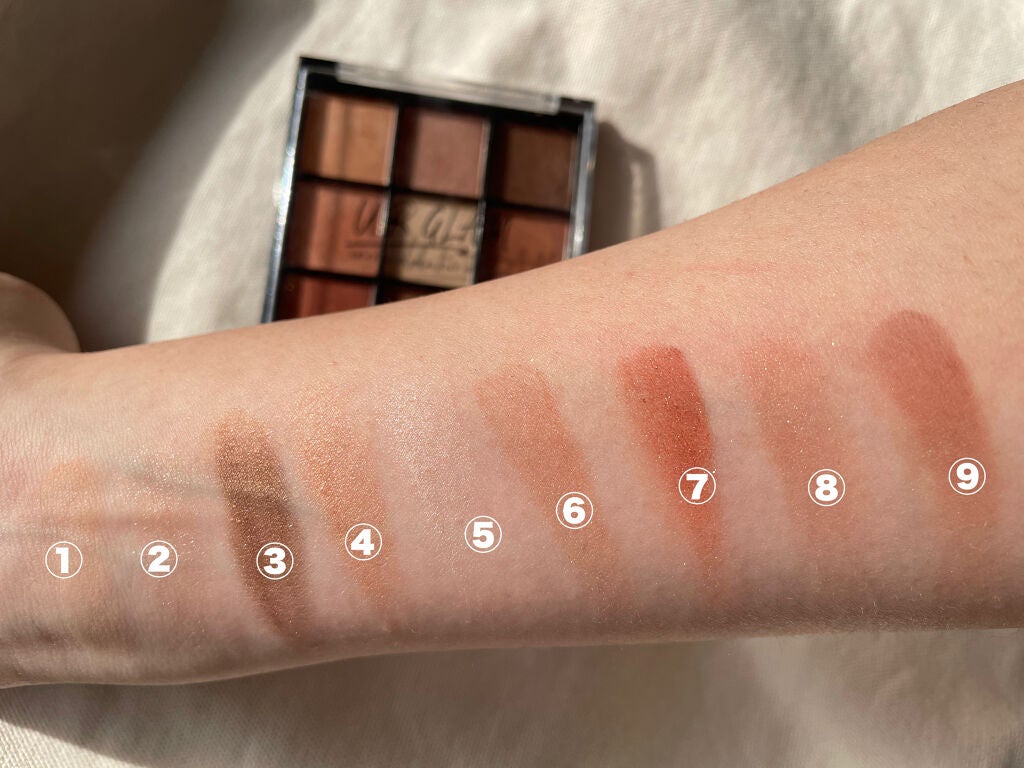 UR GLAM BLOOMING EYE COLOR PALETTE/U R GLAM/アイシャドウパレットを使ったクチコミ(3枚目)