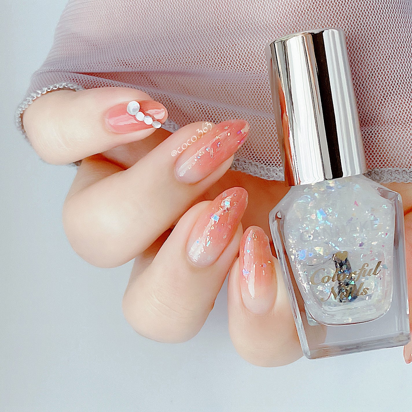 カラフルネイルズ/キャンメイク/マニキュアを使ったクチコミ(5枚目)