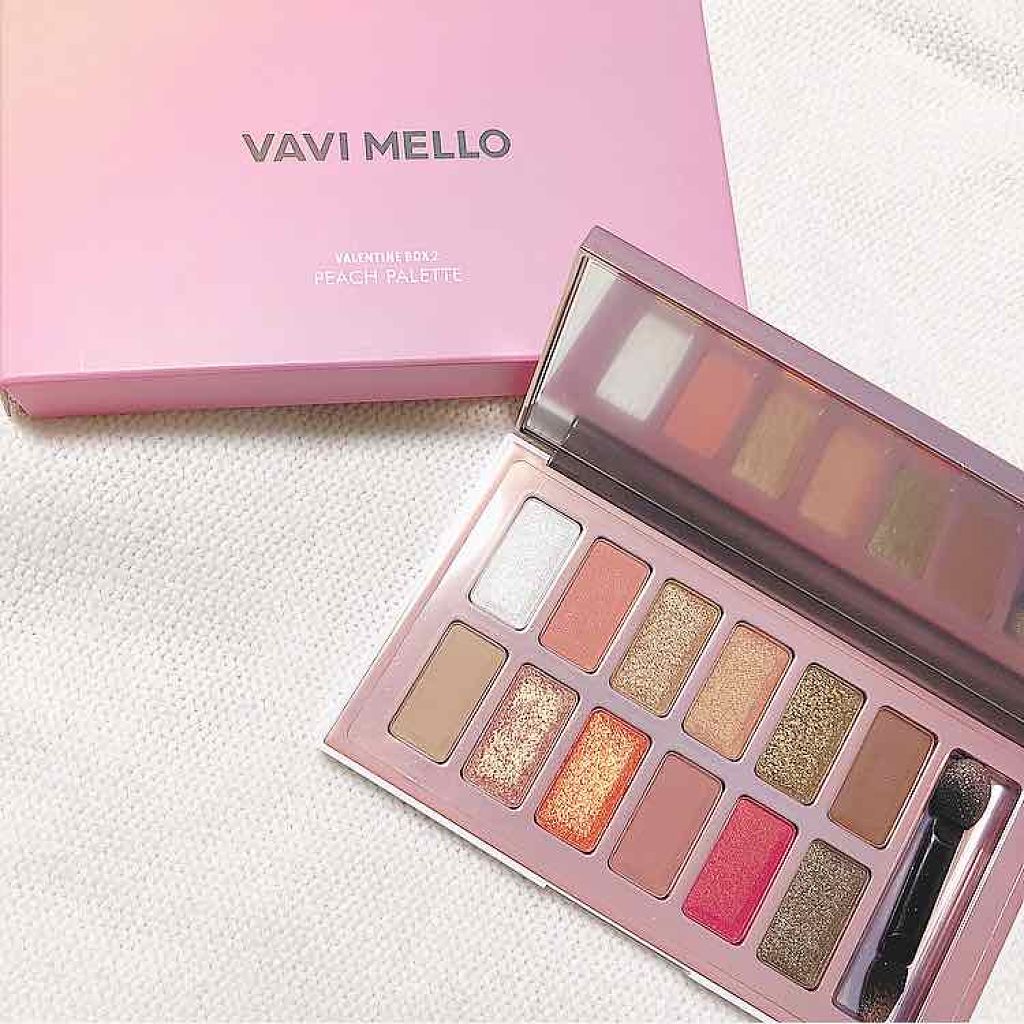 バレンタインボックス2 ピーチパレット/VAVI MELLO/アイシャドウパレットを使ったクチコミ(1枚目)