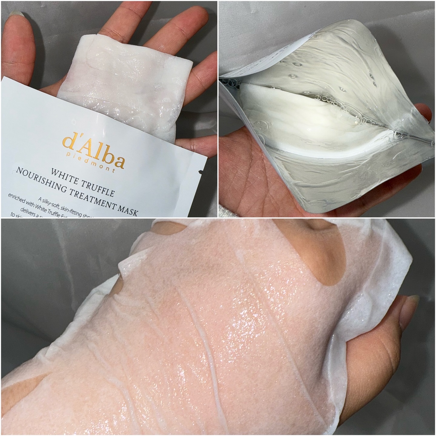 ホワイトトリュフナリシングトリートメントマスク/ダルバ/シートマスク・パックを使ったクチコミ（3枚目）
