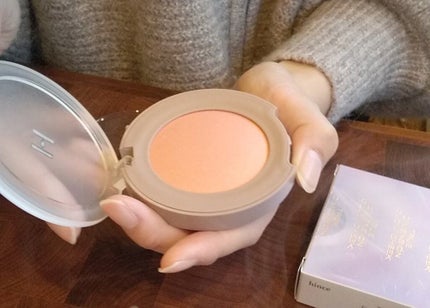 トゥルーディメンショングロウチーク/hince/パウダーチークを使ったクチコミ(1枚目)