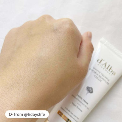 ホワイトトリュフダブルモイスチャークリーム/ダルバ/フェイスクリームを使ったクチコミ(6枚目)