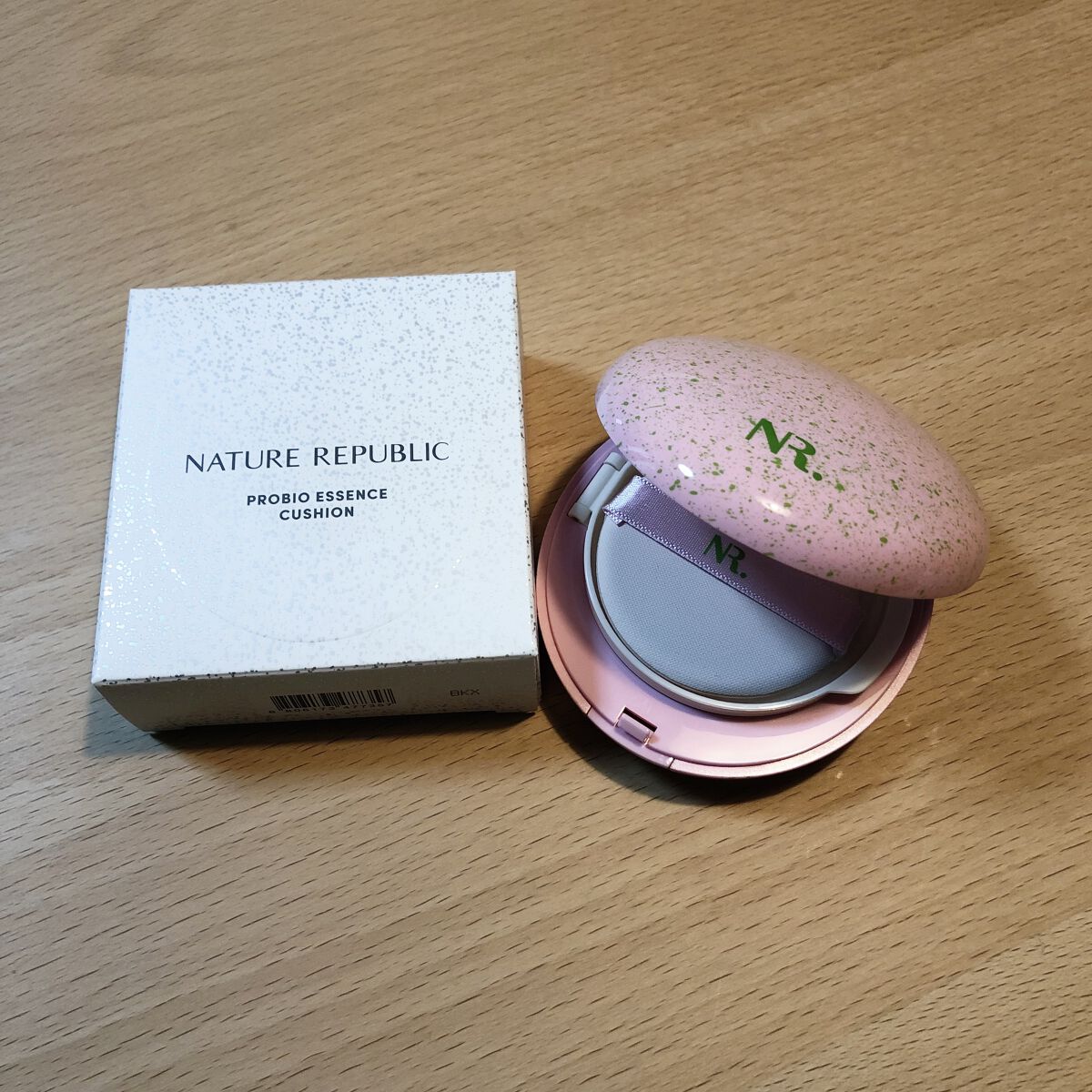 PROBIOエッセンスクッション/ネイチャーリパブリック/クッションファンデーションを使ったクチコミ（1枚目）