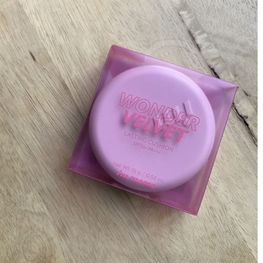 ワンダーベルベットラスティングクッション 02 Beige/i’m meme/クッションファンデーションを使ったクチコミ（3枚目）