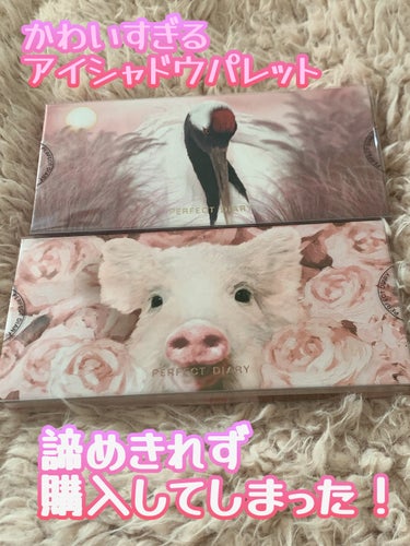 ✨とうとう購入✨


PERFECT DIARY
エクスプローラ 12色動物アイシャドウパレット
ローズピンク　鶴

前から気になってたアイシャドウパレット！

何度も諦めようと思ったけどやっぱり購入！