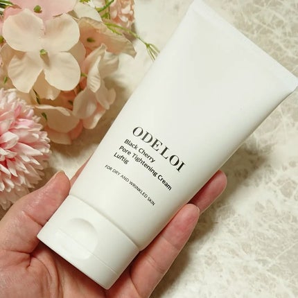 ブラックチェリー毛穴収縮クリーム ルフティグ/ODELOI/フェイスクリームを使ったクチコミ(3枚目)