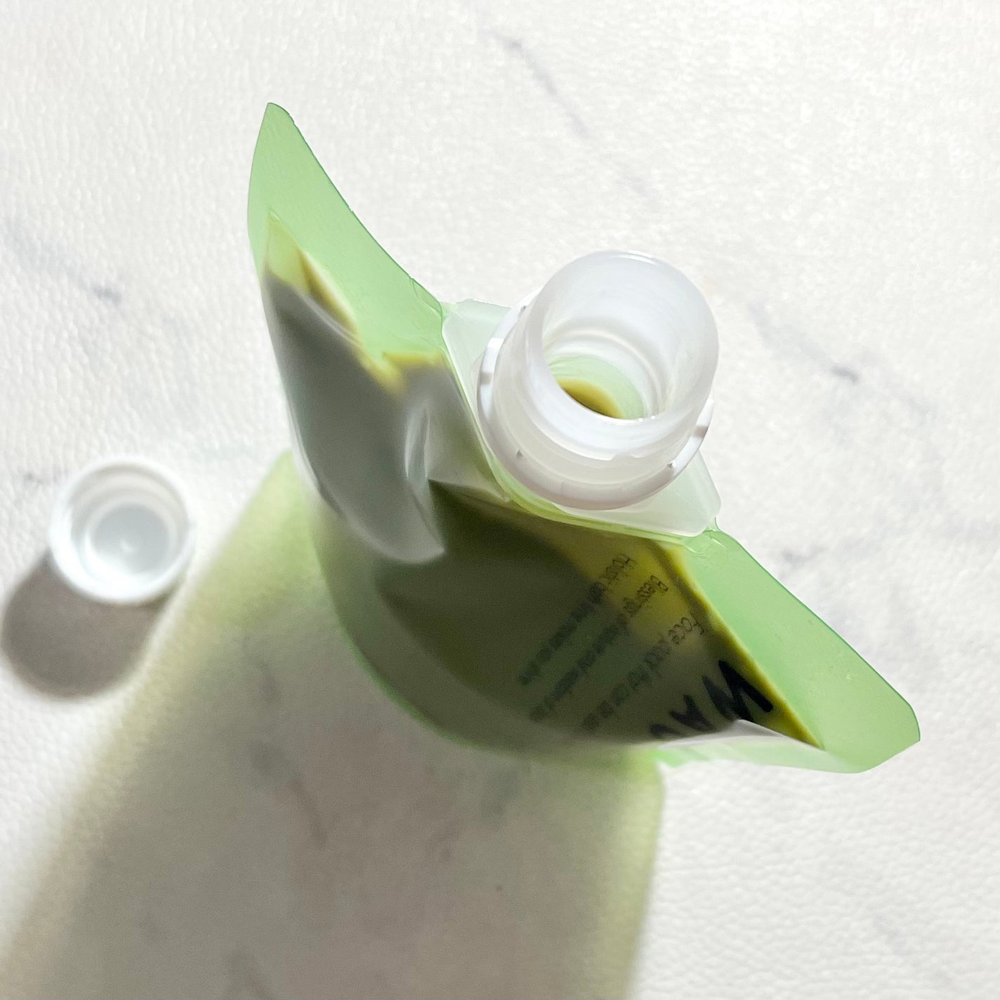 skinmarche WAOPLUS ハートリーフマグワートブースターマスク/ブレーンコスモス/洗い流すパック・マスクを使ったクチコミ(3枚目)