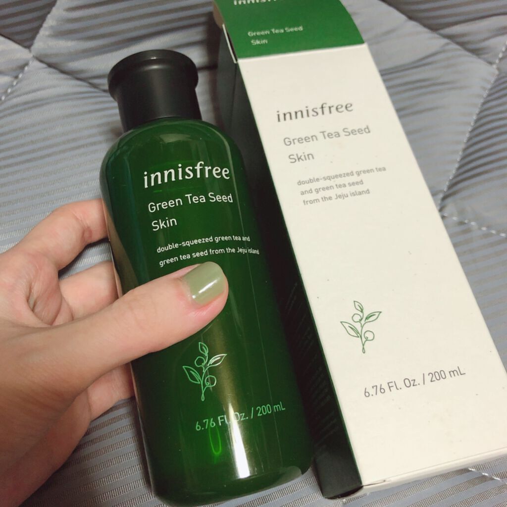 グリーンティーシード スキン/innisfree/化粧水を使ったクチコミ(1枚目)