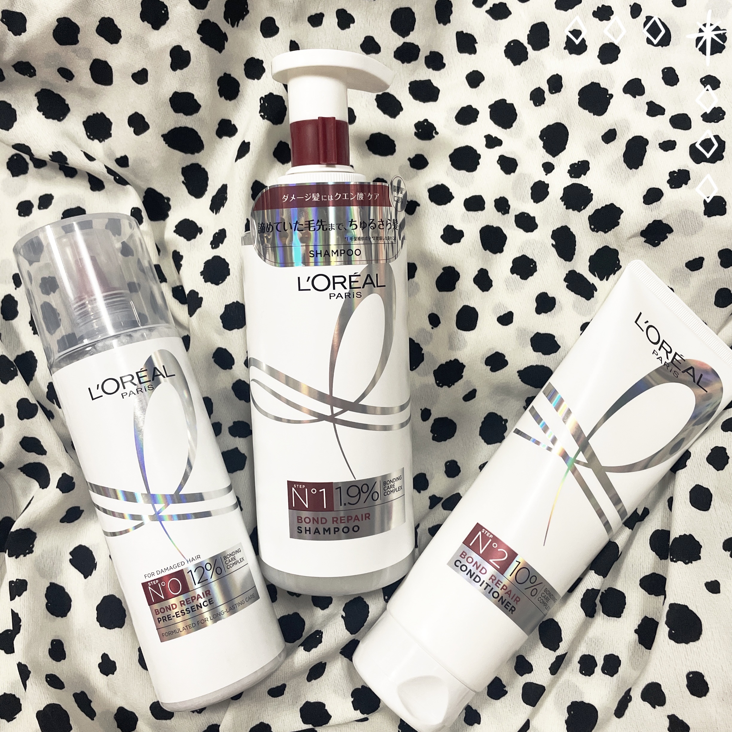 ロレアル パリ ボンド リペア シャンプー／コンディショナー/ロレアル パリ/市販シャンプーを使ったクチコミ（1枚目）