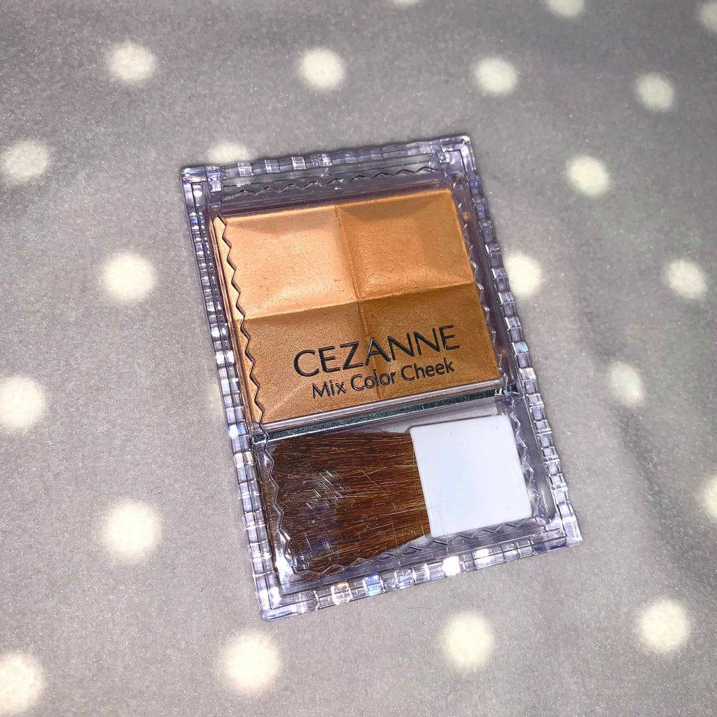 ミックスカラーチーク/CEZANNE/パウダーチークを使ったクチコミ(1枚目)