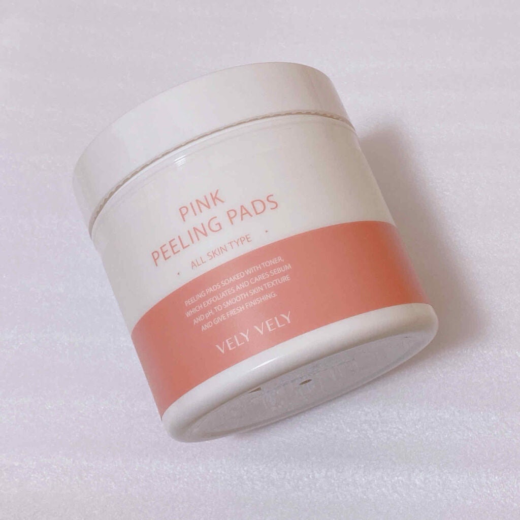 ピンクピーリングパッド/VELY VELY/トナーパッドを使ったクチコミ(1枚目)